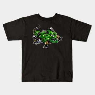 Kawasaki ZX14 Lizard Green Kids T-Shirt